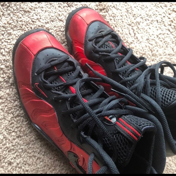 nike little posite pro university red